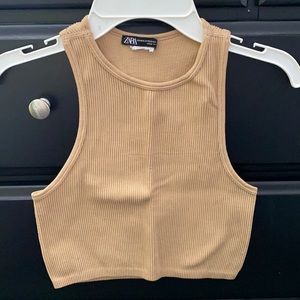 Zara halter crop top